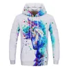 Hoodies masculinos gráfico streetwear tem um chapéu oversized ventilar sem zíper impressão 3d animal internet celebridade macaco