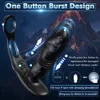 Vibrators Telescopische Dildo Anale Vibrator Mannelijke Prostaat Massager Vertraging Ejaculatie Penis Ring Butt Plug Speeltjes voor Mannen Gay Masturbator 231113