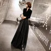 Robe de Soiree Sexig Velor Evening Dresses Deep V Neck Design Elegant Velvet Party Formal Evening Gowns