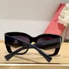 Sommer neue Designer-Sonnenbrille 04W Luxusmarke Hochwertige personalisierte charmante Damen-Sonnenbrille mit schwarzem quadratischem Rahmen für Eleganz mit Originalverpackung