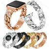 Apple Watch Band 41mm 45mm Luxury Diamond Chains Metal Bracelet 38 42 40 44mm IWATCH SERIES 8 7 6 5 SE 4 3 2 1 J230413