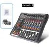 Freeshippin8/12 Channel bluetooth Sound Mixer Digital Microphone Console Professional EU DJ Karaoke KTV Stage Bluetooth Audio USB Tuner Fbdd