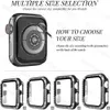 Outros acessórios de moda Case protetora de Diamond Bumper para Apple Watch Cover Series 7 6 SE 54 38mm 42mm para Iwatch 45mm 41mm 40mm 44mm Caixa de relógio Apple J230413