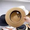 Wide Brim Hats Straw Hat For Women 2.36 Inch Fashionable Flat Top Protections Beach Vacation Summer Accessory