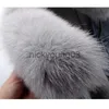 Women's Jackets 2023 Autumn Winter New Detachable Imitation Fox Mao Xiaotu Wool Liner Denim Jacket Women's Overcoat Short Tops Loose Overcome J231113