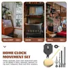 Accessoires d'horloges, mouvement d'horloge, mécanisme de bricolage, moteur muet, remplacement mural, pièces métalliques, Kit en plastique