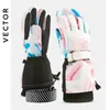 Kinder Fingerhandschuhe Mädchen Jungen Wasserdichte Warme Handschuhe Winter Professionelle Skihandschuhe Schnee Kinder Winddicht Skifahren Snowboardhandschuhe Reithandschuhe 231110