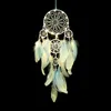 Obiekty dekoracyjne figurki Five Pierścieni DreamCatchers Wiszące Dekoracja Retro Feathers Dream Catcher Sprzedaż Vintage Home Catchers 231113