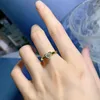 Cluster Rings 18K Yellow Gold Heart Shape 6x6mm 925 Silver Ring For Women Wedding Birthday Moiossanite Cubic Zirconia