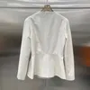 Cuir de femme 2023 Manteau en cuir importé véritable peau de mouton femmes noir printemps et automne vêtements femme véritable col rond court avec Poc