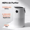 Oczyszczacze powietrza gospodarstwa domowego HEPA Oczyszczacza powietrza bezprzewodowa przenośna środka do czyszczenia powietrza Adsorpcja PM2,5 Formaldehydu dla osób cierpiących na alergię pyłkową 231113