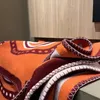 Upgrade de nieuwe lichte luxe deken kamer met airconditioning warm dutje hoogwaardige oranje deken zacht