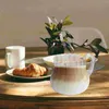 Dinnerware Sets Small Milk Jug Espresso Wdt Coffee Frothing Cup White Ceramic Creamer Glass Sauce Pitcher