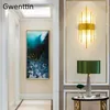 Wall Lamps Modern Crystal Lamp Luxury Gold Art Sconce Decor For Home Living Room Bedroom Bathroom Loft Industrial Mirror Lights LED