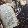 Подвесные ожерелья Коттвур Леди Дева Мария Медаль Католическое распятие Крест Чистый белый хрустальный молитв