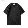 Projektant Esstenials koszule Fearofgod3M Odblaskowy laser Kolorowa litera FG Rich Fog Season 7 High Street T-shirt krótkie rękawy