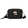 Karl Lagerfield Women Crossbody Bag Spersonalizowana moda torba z kamerą Pu skóra wszechstronne torby na ramię w zachodnim stylu dla kobiety 231115