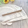 Personalized Wooden hand fan Wedding Favors and Gifts For Guest sandalwood Wedding Decoration Folding Fans j0413