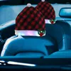 Copertine di seggiolini per auto Coperchio copritura del poggiatesta universale con led Light Lovely Christmas Hat Decoration