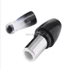 Storage Bottles 12.1mm Gradient Black Empty Lipstick Tube Plastic Lip Packaging Refillable Bottle Clear Cap Cosmetic Container 30/50pcs