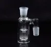 14 mm 18 mm Aschefänger für Glas-Wasserbong 45 90 Grad ummantelter Duschkopf Hammerhai-Box Perc ZZ