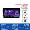 Einzigartiger UI Android 12 Auto DVD Video Player für PEUGEOT 2008 208 2014-2018 mit WIFI GPS Audio 4g DSP BT 4G