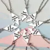 Collares colgantes 8 unids/set regalo encanto joyería costura Bff amistad collar amigo rompecabezas pieza