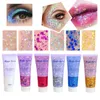 Kropps glitter kropp glitter gel långvarig vattentät ögonskugga scen party glitter ögonskugga hår ansikte kropp glitter grädde diamant makeup 231113