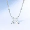 Pendants LORIELE Four-leaf Clover Full Moissanite Necklace For Women S925 Sterling Silver Horse Eye Cutting Diamond Clavicle Chain Jewelr