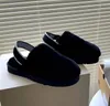 Designer Women Tasman Slipper Tazz SlippersLuxury Decorated Arrow Stitching Comfort Suede Wool Blend Winter Warm Plush Sandals Shoe