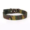 Dog Collars 5 Sizes Collar Army Green Canvas Adjustable Tactical Pets For Small Medium Large Dogs