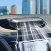 Araba Elektrikli Araba Soğutma Fanı 360 Ayarlanabilir Bladess Soğutma Hava Fanı Fırçasız Motor Düşük Gürültü Otomobil Araç Fan Araba