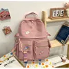 Borse da scuola Zaino per laptop impermeabile in tela stile coreano per donna Borsa da viaggio moda Tennage Girl Shoulder