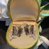 Dangle Earrings Bilincolor Micro Set Zircon Butterfly For Women