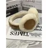 Ear Muffs Ear Muffs Winter Warm Shearling Earmuffs Earflap Girls Ladies Women Warmer R231009 Drop Delivery Fashion Accessories Hats, S Otcur