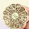 Jade Różne czyste naturalne antyczne stare jade xinjiang płatek śniegu Jade Old Dwunastu zodiaku antyki antyczne plotki Brand6312425