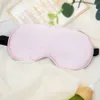 Maschere per dormire Benda per occhi dormiente in seta naturale rosa Maschera per occhi morbida e liscia per dormire con blocchi di cinghie regolabili Copertura per ombretti leggeri Benda per gli occhi J230602