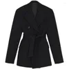 Women's Suits RC-Thickened Suit Coat 2023 Autumn/Winter Design Sense Double Breasted