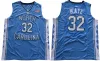 Personalizado XS-6XL NCAA North Carolina Tar Heels 32 Luke Maye 2 Joel Berry 40 Barnes 5 Paige 15 Carter 44 Justin Jackson College Basketball Jersey