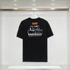 2023Lレターラビットリミテッドバグの新年バニープリントTシャツファッションラグジュアリーショートリーブメンズアンドウィメンズモデル