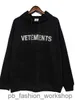 Vetements Sudaderas con capucha Vetements Sudaderas con capucha con estampado en sánscrito Hombres Mujeres Vetements de alta calidad con capucha Vtm chándal Mark Jerseys 3 K08O