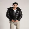 Vinterjackor Mens Jacket Designer Hoodie Down Coat High-End 90% White Duck Downs Original Waterproof Fabric Hardware Accessories Thick Warm Feather Puffer Jacket