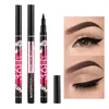 Combinazione ombretto/liner 12 pezzi/scatola Penna eyeliner waterproof Trucco occhi Matita eyeliner liquida nera Trucco Cosmetici Eyeliner ad asciugatura rapida Strumento stick 231113