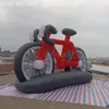 Outdoor Decoration Inflatable Bicycle Mockup Advertising Promotion Racing Model For Bike Shop or Competition