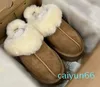 Womens Tazz Slippers Fur Slides Classic Ultra Mini Platform Tasman Slip-on Les Petites Suede Wool Blend Comfort Winter Designer Booties 35-40