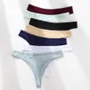 Finetoo Women Cotton Thongs Treptable Low Rise Bikini Lady Banties G String Banty for Girl Womens Sexy Intelder