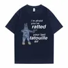 Erkek Tişörtleri Ratatouille Grafik Baskı T-shirts Im AFEAID YOUTE SİZİN son Tatouille Sir T Shirt Komik Fare Tees Erkek Kadın Sevimli Tshirt 230413