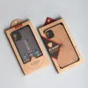 Telefonfodral Universal Packaging Box för Samsung iPhone 15 14 Pro Max OnePlus Redmi Cover Simple Kraft Paper Package Packing Box