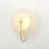 Lampa ścienna nowoczesne kreatywne paski LED szkła złotego oświetlenia Living łazienka nocna sypialnia dekoracja światła kinkietowe