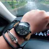 Paneraii Paneria titta på remmen titta på lyxiga mens designer automatisk mekanisk panerai designer safir spegel rörelse storlek 44mm cowhide strap sport armbandsur